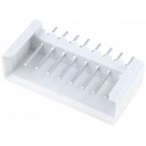 P1308; Socket; IDC; male; PIN: 8; straight; THT; tinned; 2.54mm; Layout: 1x8; TOMIC