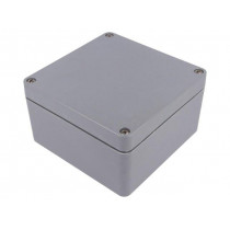 7094280; Enclosure: multipurpose; X: 160mm; Y: 160mm; Z: 91mm; EURONORD; grey; FIBOX