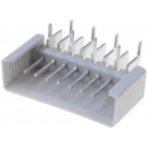 P2108; Socket; IDC; male; PIN: 8; angled 90°; THT; tinned; 2.54mm; TOMIC