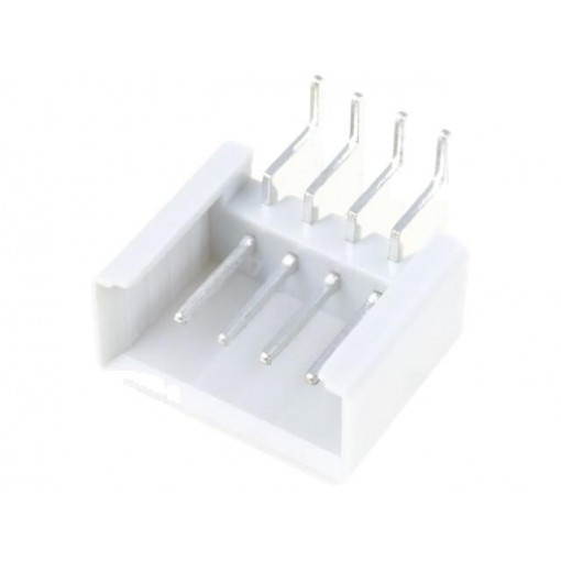 P2304; Socket; IDC; male; PIN: 4; angled 90°; THT; tinned; 2.54mm; TOMIC