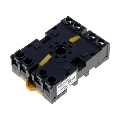 P2CF-08-E; Relays accessories: socket; PIN: 8; Mounting: DIN; 6A; 250VAC; octal; OMRON P2CF-08-E; Relays accessories: socket; PIN: 8; Mounting: DIN; 6A; 250VAC; octal; OMRON