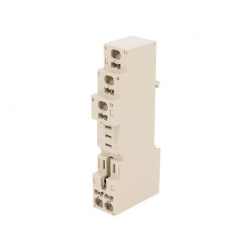 P2RF-05-S; Socket; 10A; 250VAC; Application: H3RN-1,G2R-1-S; Mounting: DIN; OMRON