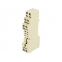 P2RF-08-S; Socket; 5A; 250VAC; Application: G2R-2-S; Mounting: DIN; -55÷70°C; OMRON
