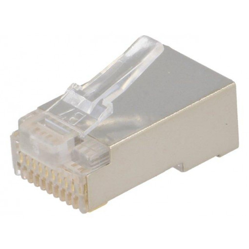 P 303 S; Plug; RJ50; PIN: 10; shielded; gold-plated; Layout: 10p10c; IDC; LUMBERG