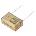 P409EJ224M275AH331; Capacitor: paper; X2; 220nF; 275VAC; 25.4mm; ±20%; THT; Series: P409; KEMET P409EJ224M275AH331; Capacitor: paper; X2; 220nF; 275VAC; 25.4mm; ±20%; THT; Series: P409; KEMET