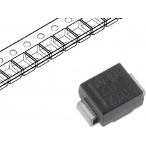 P6SMB200A; Diode: transil; 600W; 200V; 2.2A; unidirectional; ±5%; DO214AA; LITTELFUSE