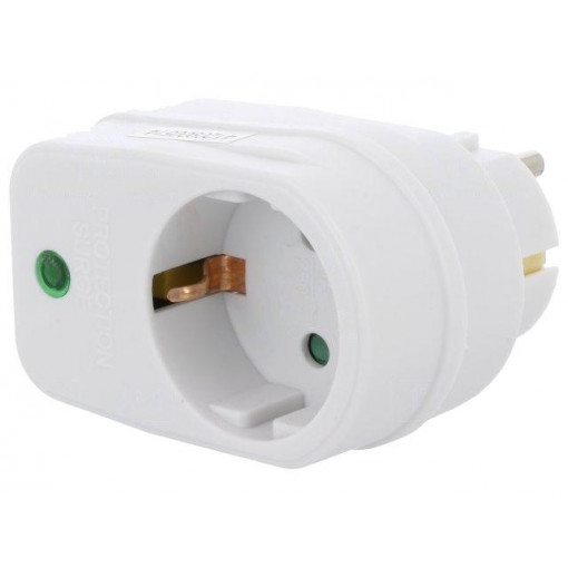 PA0078; Plug socket strip: protective; Sockets: 1; 230VAC; 16A; LOGILINK