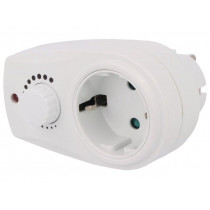 PA0151; Plug socket strip: protective; Sockets: 1; 230VAC; 16A; LOGILINK