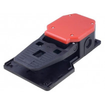 PA 20100; Switch: foot; Stabl.pos: 1; SPST-NO + SPST-NC; 6A/250VAC; IP53; PIZZATO ELETTRICA