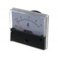 ; Meter: mounting; on panel; analogue; I AC: 0÷5A; 72x62x40mm; Ø52mm;  ; Meter: mounting; on panel; analogue; I AC: 0÷5A; 72x62x40mm; Ø52mm;