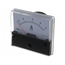 ; Meter: mounting; on panel; analogue; I AC: 0÷5A; 72x62x40mm; Ø52mm;  ; Meter: mounting; on panel; analogue; I AC: 0÷5A; 72x62x40mm; Ø52mm;