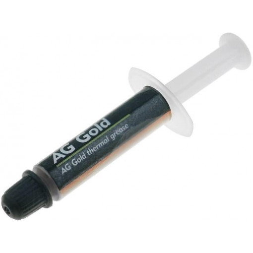 ART.AGT-163; Heat transfer paste; copper; silicone + gold; 1g; AG Gold; AG TERMOPASTY ART.AGT-163; Heat transfer paste; copper; silicone + gold; 1g; AG Gold; AG TERMOPASTY