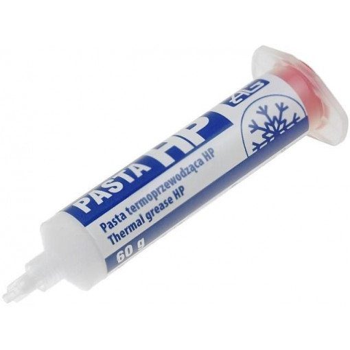 ART.AGT-125; Heat transfer paste; silicon based; 60g; PASTA HP; 1.5W/mK; AG TERMOPASTY ART.AGT-125; Heat transfer paste; silicon based; 60g; PASTA HP; 1.5W/mK; AG TERMOPASTY