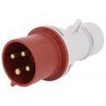 B.1031; Connector: AC supply 3-phase; plug; male; 32A; 400VAC; IEC 60309; PAWBOL