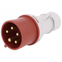 B.1032; Connector: AC supply 3-phase; plug; male; 32A; 400VAC; IEC 60309; PAWBOL