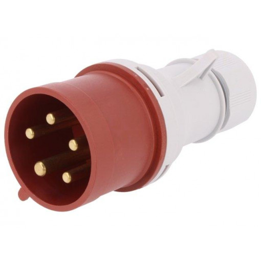 B.1032; Connector: AC supply 3-phase; plug; male; 32A; 400VAC; IEC 60309; PAWBOL