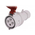 B.1041; Connector: AC supply 3-phase; plug; female; 32A; 400VAC; IEC 60309; PAWBOL