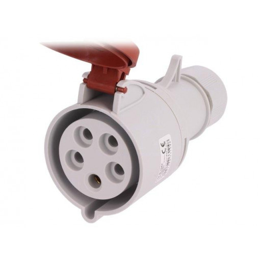 B.1042; Connector: AC supply 3-phase; plug; female; 32A; 400VAC; IEC 60309; PAWBOL