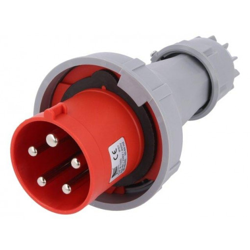 B.1050; Connector: AC supply 3-phase; plug; male; 63A; 400VAC; IEC 60309; PAWBOL