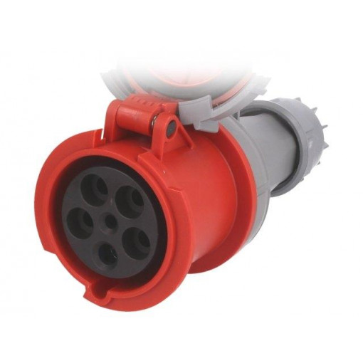 B.1052; Connector: AC supply 3-phase; plug; female; 63A; 400VAC; IEC 60309; PAWBOL