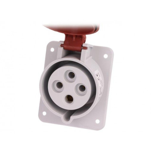 B.1057; Connector: AC supply 3-phase; socket; female; 32A; 400VAC; IP44; PAWBOL B.1057; Connector: AC supply 3-phase; socket; female; 32A; 400VAC; IP44; PAWBOL