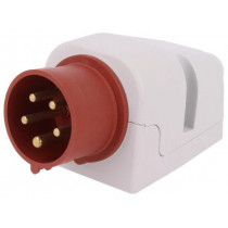 B.1087; Connector: AC supply 3-phase; socket; male; 16A; 400VAC; IEC 60309; PAWBOL B.1087; Connector: AC supply 3-phase; socket; male; 16A; 400VAC; IEC 60309; PAWBOL
