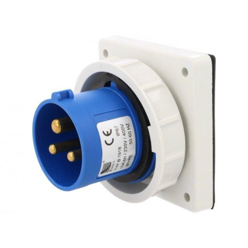 B.1918; Connector: AC supply; socket; male; 16A; 400VAC; IEC 60309; IP67; PAWBOL B.1918; Connector: AC supply; socket; male; 16A; 400VAC; IEC 60309; IP67; PAWBOL