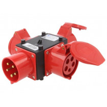 B.MINI-2; Connector: AC supply 3-phase; splitter; 32A; 400VAC; IEC 60309; PAWBOL B.MINI-2; Connector: AC supply 3-phase; splitter; 32A; 400VAC; IEC 60309; PAWBOL