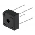 PB1001; Single-phase bridge rectifier; Urmax: 100V; If: 10A; Ifsm: 135A; DIOTEC SEMICONDUCTOR