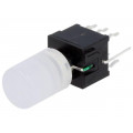 PB61303BL-3; Microswitch TACT; DPDT; Pos: 2; 0.1A/30VDC; THT; none; green; 1.5N; HIGHLY PB61303BL-3; Microswitch TACT; DPDT; Pos: 2; 0.1A/30VDC; THT; none; green; 1.5N; HIGHLY