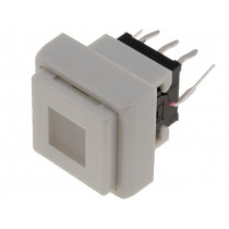 PB6135FBL-13; Switch: keypad; Pos: 2; DPDT; 0.1A/30VDC; white; LED; red/green; THT; HIGHLY