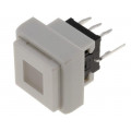 PB6135FBL-5; Switch: keypad; Pos: 2; DPDT; 0.1A/30VDC; white; LED; white; THT; 1.5N; HIGHLY