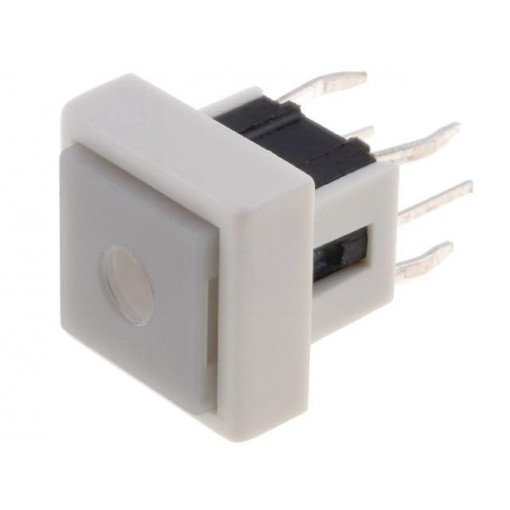 PB6141FL-13; Switch: keypad; Pos: 2; SPST-NO; 0.05A/12VDC; white; LED; red/green; HIGHLY