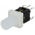 PB6149L-2C; Switch: keypad; Pos: 2; SPST-NO; 0.05A/12VDC; silver; LED; yellow; HIGHLY