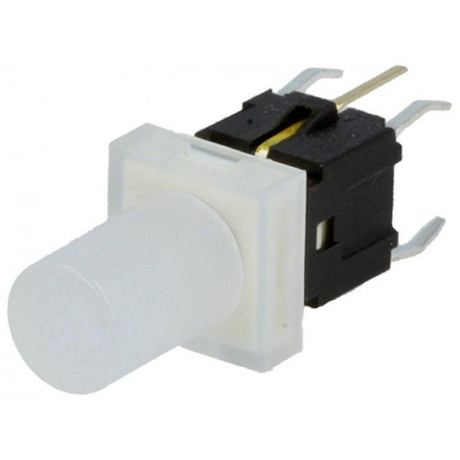 PB6149L-2C; Switch: keypad; Pos: 2; SPST-NO; 0.05A/12VDC; silver; LED; yellow; HIGHLY
