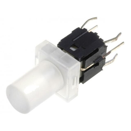 PB6149L-5; Switch: keypad; Pos: 2; DPST-NO; 0.05A/12VDC; colourless; LED; white; HIGHLY