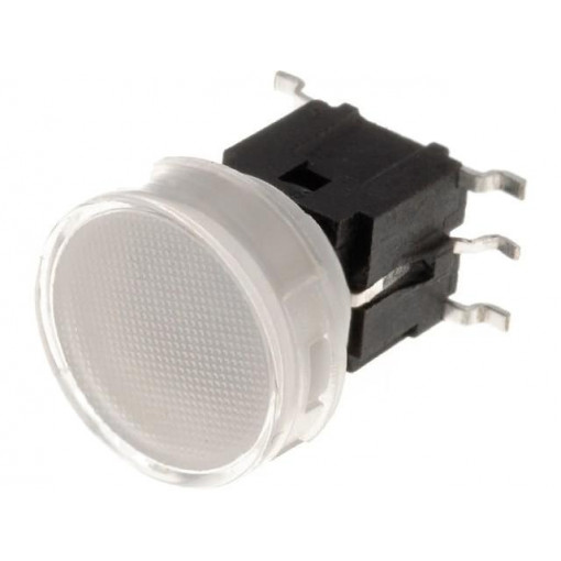 PB6172ML-13; Switch: keypad; Pos: 2; SPST-NO; 0.05A/48VDC; colourless; LED; SMT; HIGHLY