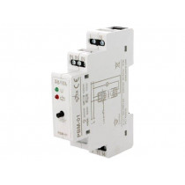 PBM-01; Relay: installation; bistable; NO; Ucoil: 230VAC; 90x17.5x66mm; ZAMEL