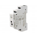 PBM-03; Relay: installation; bistable; NO; Ucoil: 230VAC; 90x17.5x66mm; ZAMEL
