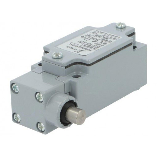 PBM1E21PZ11; Limit switch; pin plunger Ø10mm; NO + NC; 10A; max.240VAC; PG13,5; POKÓJ