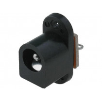 PC-010C; Socket; DC supply; male; 5,5/2,1mm; 5.5mm; 2.1mm; soldering; NINIGI