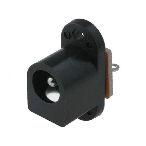 PC-010C; Socket; DC supply; male; 5,5/2,1mm; 5.5mm; 2.1mm; soldering; NINIGI