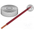; Mains cable; red; 30m; Application: car installations; 4mm; 10AWG; 4CARMEDIA