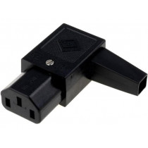 ; Connector: AC supply; plug; female; 10A; 250VAC; IEC 60320; C13 (F); 