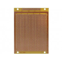 PC-12; Board: universal; single sided,prototyping; W: 72mm; L: 95mm; SCI