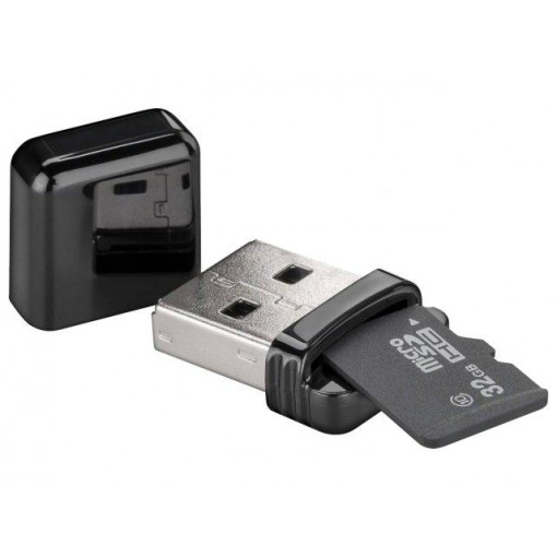 38656; Card reader: external; USB 2.0; Communication: USB; 1Gbps; Goobay