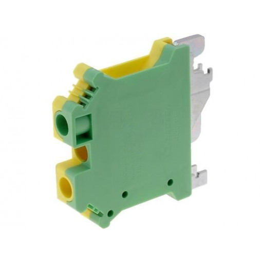 PC6-PE-01P-1Y-00A(H); Splice terminal: rail; 0.2÷6mm2; ways: 1; terminals: 2; Width: 8.2mm; DEGSON ELECTRONICS PC6-PE-01P-1Y-00A(H); Splice terminal: rail; 0.2÷6mm2; ways: 1; terminals: 2; Width: 8.2mm; DEGSON ELECTRONICS