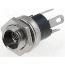 ; Socket; DC supply; male; 5,5/2,1mm; 5.5mm; 2.1mm; 9mm; soldering;  ; Socket; DC supply; male; 5,5/2,1mm; 5.5mm; 2.1mm; 9mm; soldering;