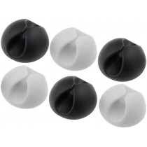 KAB0009; Self-adhesive cable holder; Application: for cables; 6pcs.; LOGILINK KAB0009; Self-adhesive cable holder; Application: for cables; 6pcs.; LOGILINK