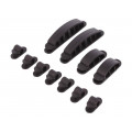 KAB0039; Set of clips; Colour: black; self-adhesive; LOGILINK KAB0039; Set of clips; Colour: black; self-adhesive; LOGILINK